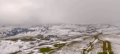 У сусідів Закарпаття випав сніг