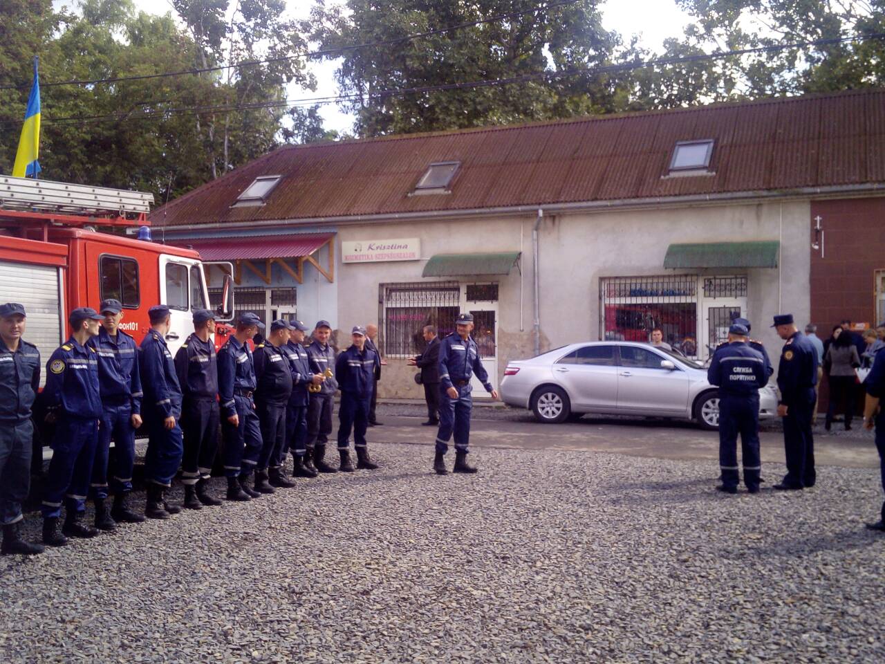 У Великій Доброні на Закарпатті відкрили реконструйовану пожежно-рятувальну частину