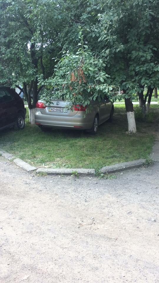 Культура паркування в Мукачеві "зашкалює" (ФОТО)