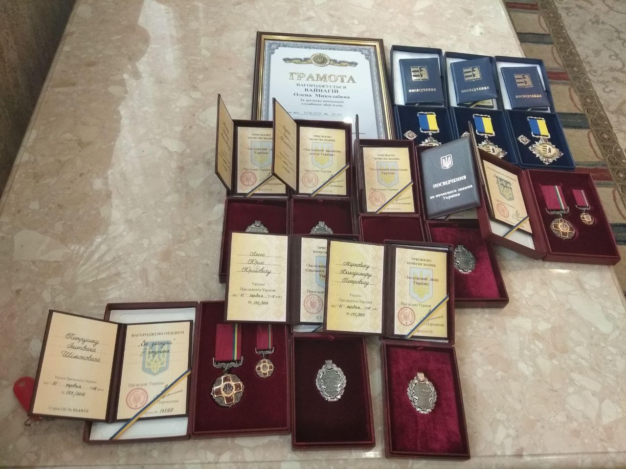 Губернатор Закарпаття Геннадій Москаль привітав за заслуги видатних закарпатців (ВІДЕО)