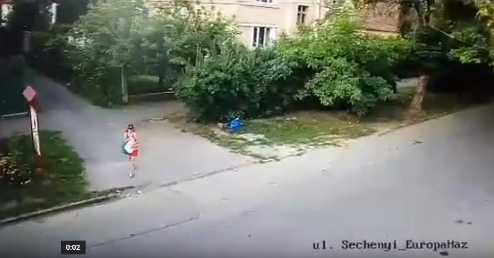 В Берегові зафіксували на камеру черговий випадок викидування сміття в заборонених місцях (ВІДЕО)