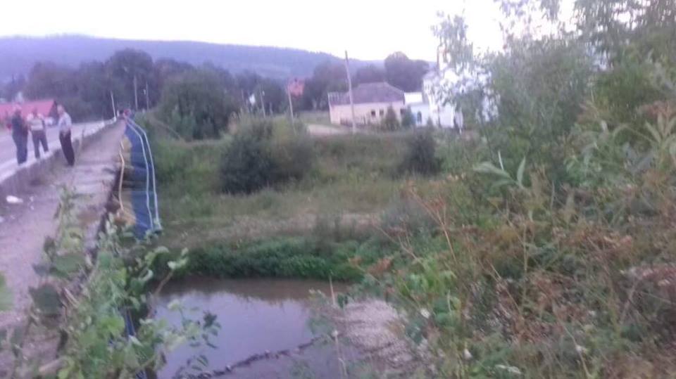 На трасі «Львів-Ужгород» автомобіль впав з мосту в річку
