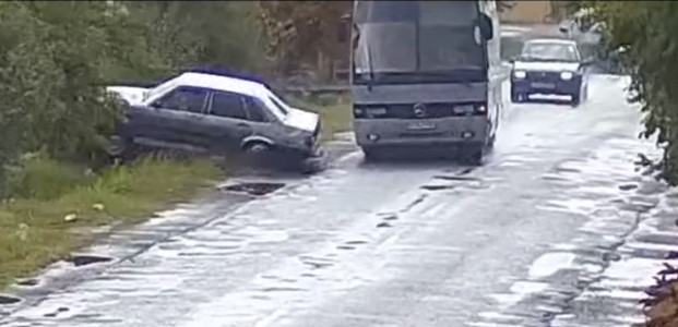 ДТП на Виноградівщині зафіксовано на веб-камери (ВІДЕО)