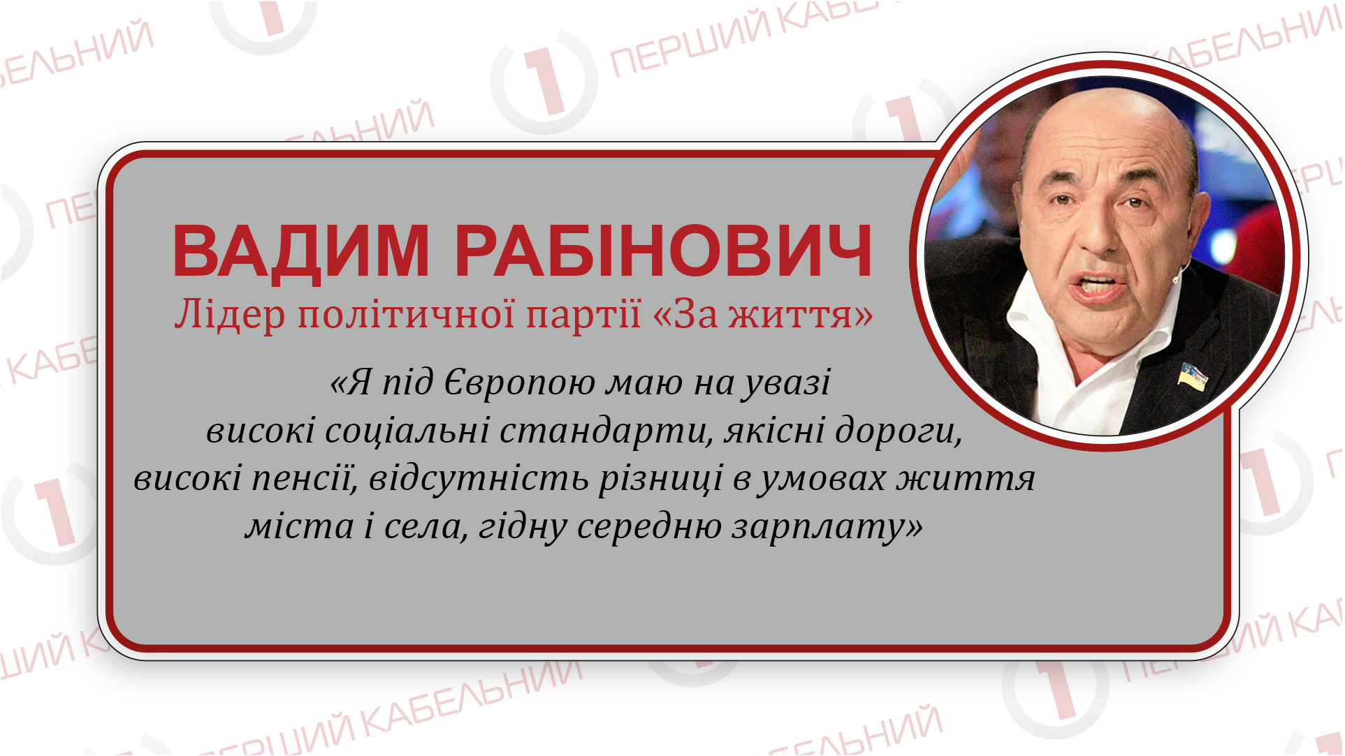 Рабінович: «Ми повинні не скасовувати Конституцію по вимогам ззовні, а будувати Європу у себе вдома»