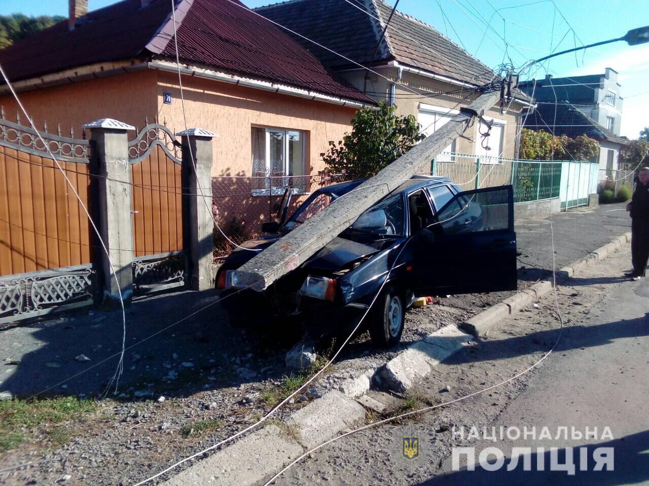 У поліції повідомили подробиці п’яної аварії в Мукачеві (ФОТО)