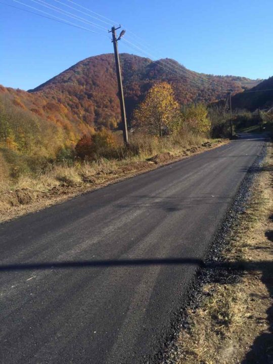 На Закарпатті відремонтували дорогу до високогірного села Ялове (ФОТО)