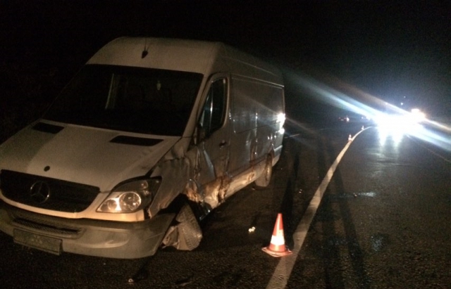 ДТП біля Мукачева:  Mitsubishi Pajero та Mercedes Sprinter