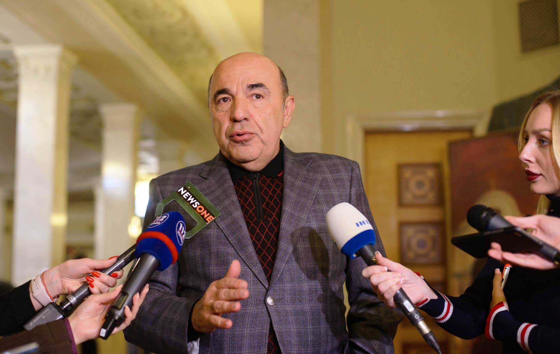 Вадим Рабінович заявив, що в «опозиційну платформу - ЗА ЖИТТЯ» об'єдналися найрейтинговіші українські політики