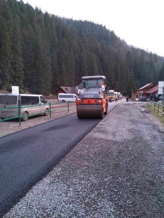 На Міжгірщині капітально відремонтували дорогу районного значення «Синевирська Поляна – Свобода»