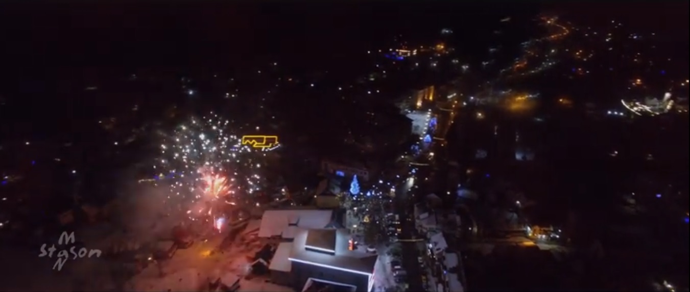 У мережі показали казкове новорічне Міжгір’я (ВІДЕО)