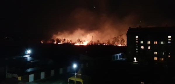 В Іршаві двічі за день палало біля річки Синявка (ФОТО)