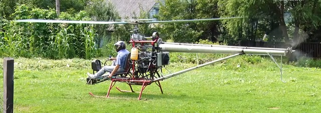 Мрії збуваються: чоловік з Рахівщини змайстрував «гуцульський гвинтокрил» (ВІДЕО)