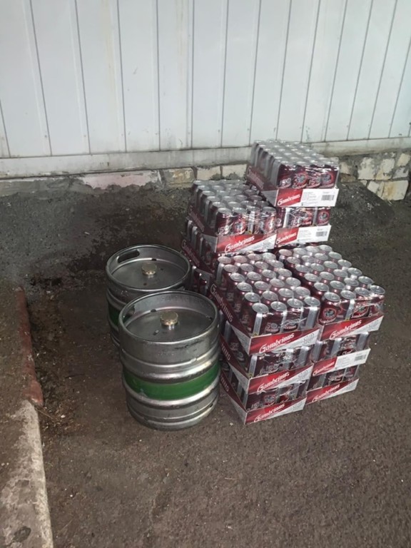 245 літрів пива не змогли потрапити на Закарпаття (ФОТО)