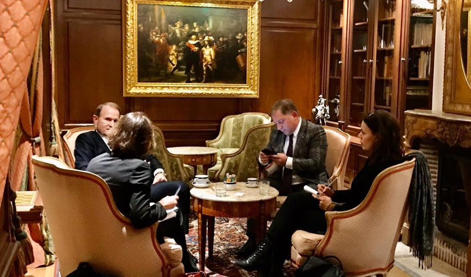 Медведчук провів зустріч із представником французького МЗС