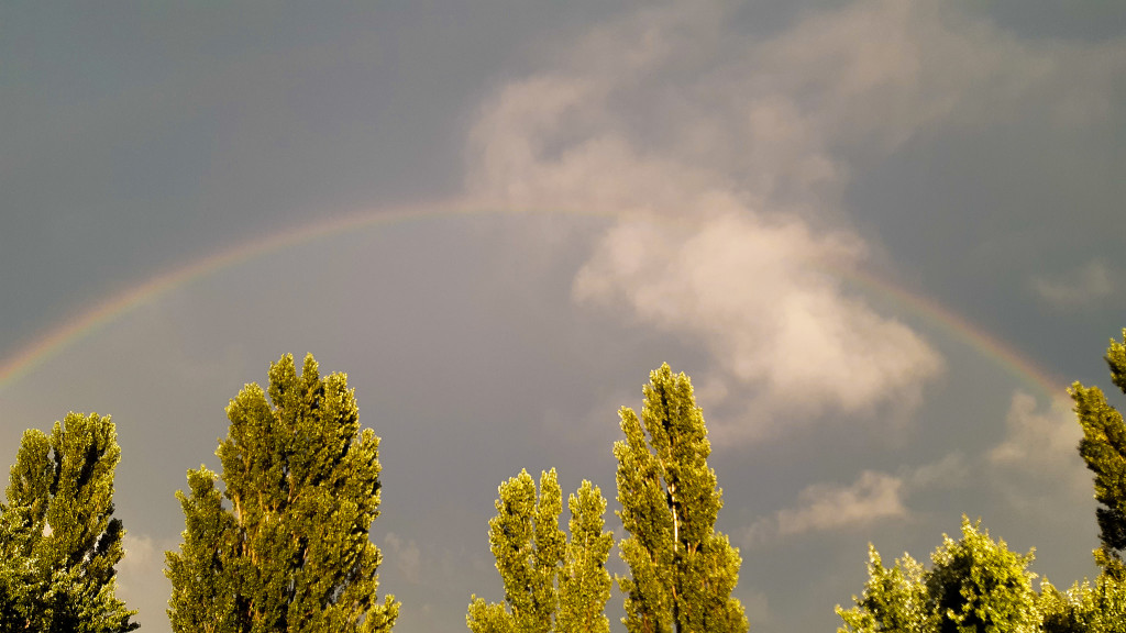 Фото дня: над Ужгородом зійшла диво-веселка (ФОТО)